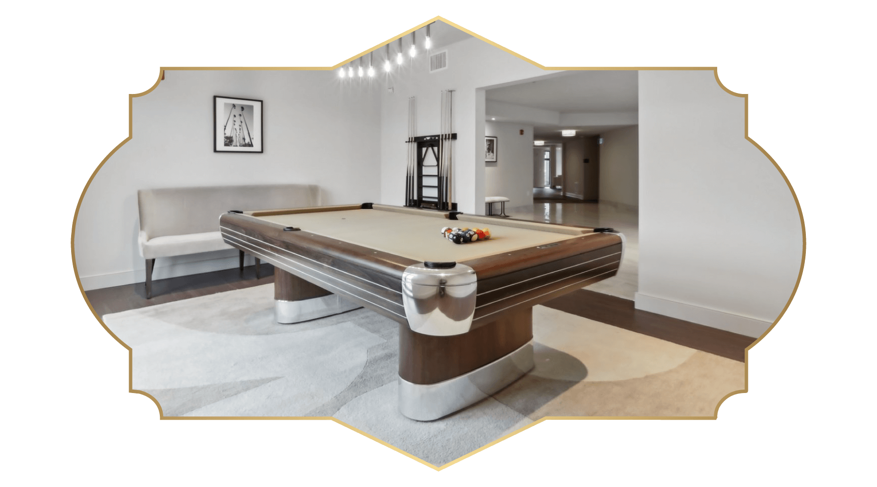 a billiards table